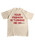 Fashion Lyric Tee -  Natural
