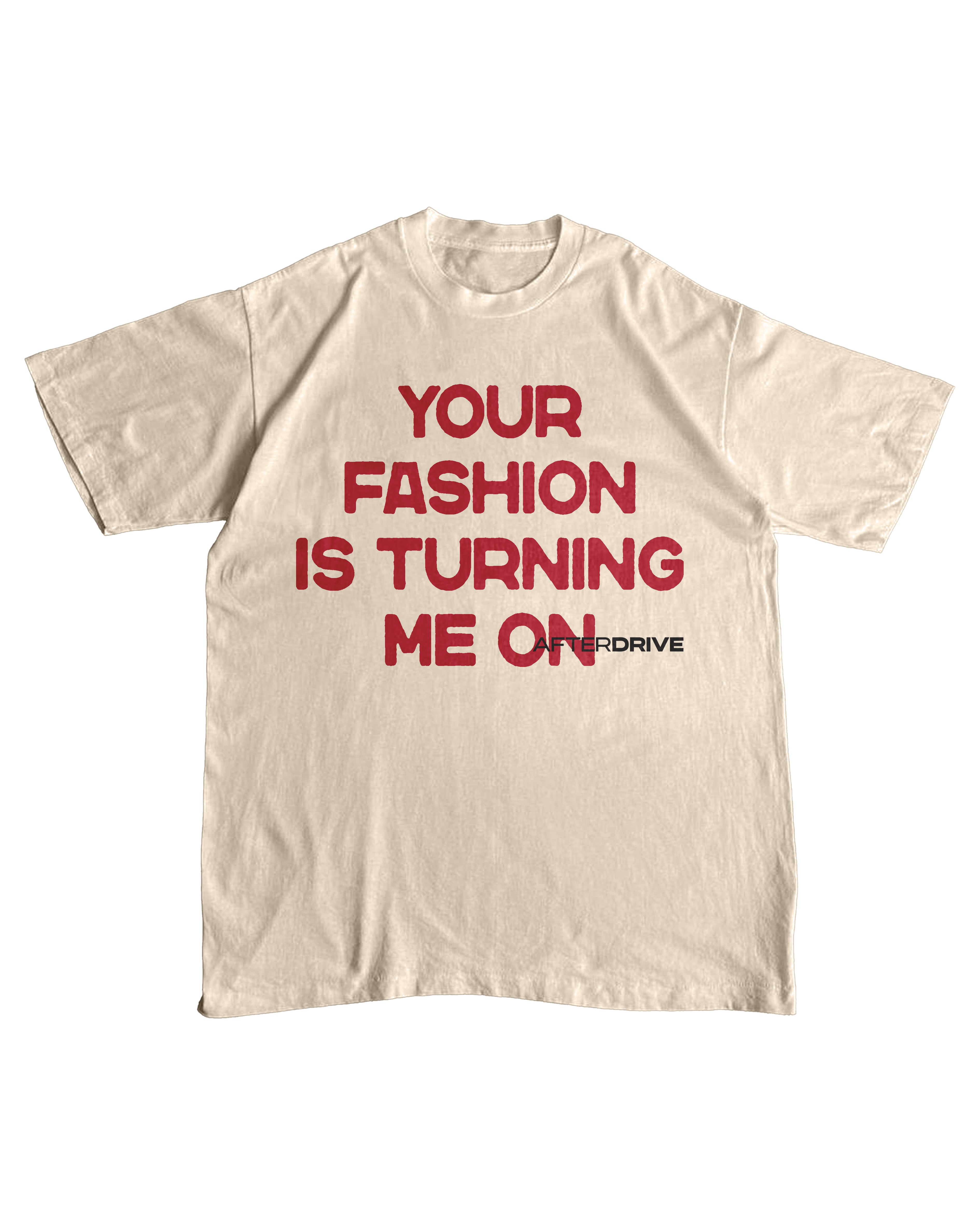 Fashion Lyric Tee -  Natural